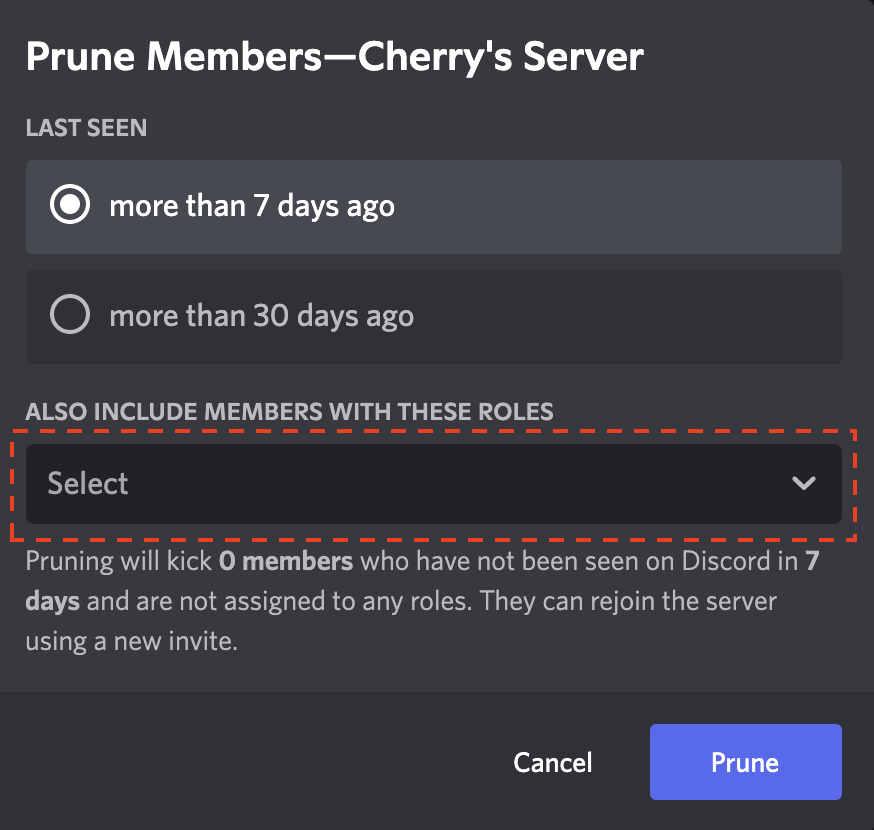 Members Page – Discord