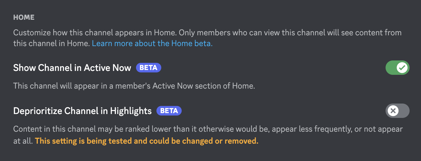 Discord Servers - Home