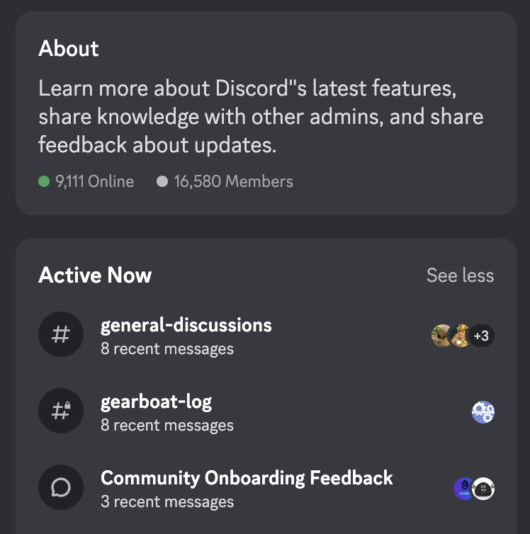 Server Home Beta – Discord