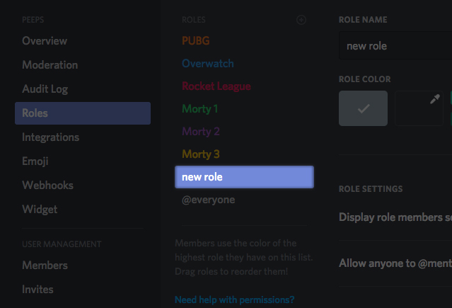 Connections & Linked Roles: Admins – Discord