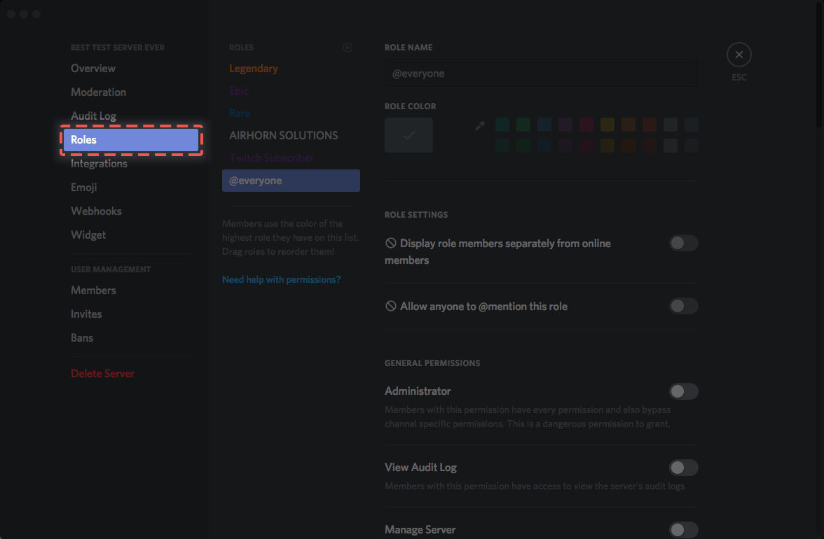 How Do I Set Up Permissions Discord