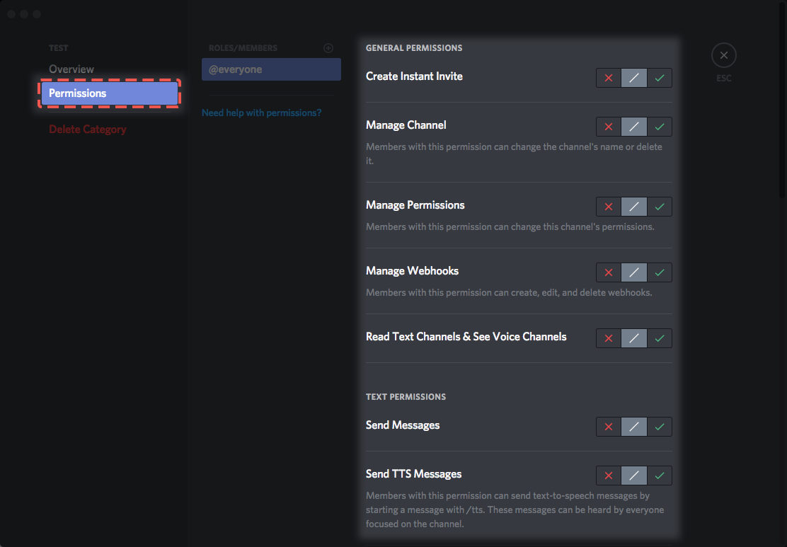 Server Categories – Discord