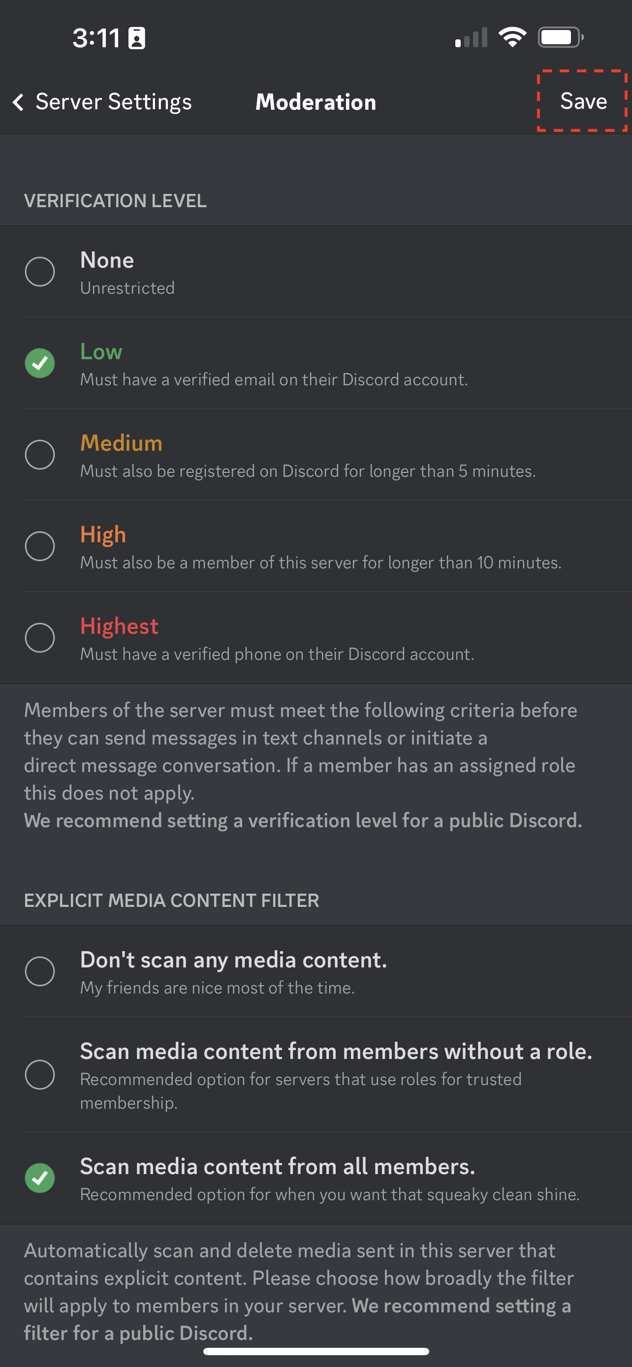 FAQ Análises do Servidor – Discord