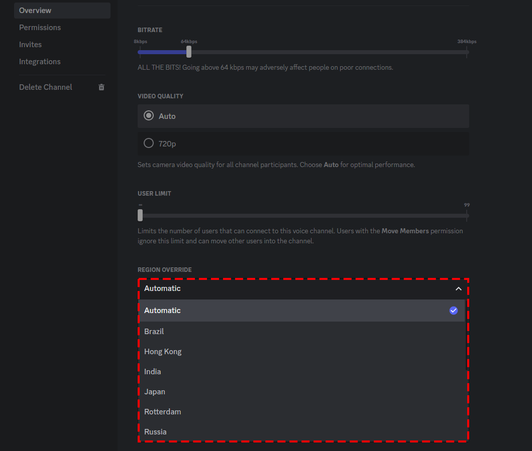 How To Change Server Region On Discord