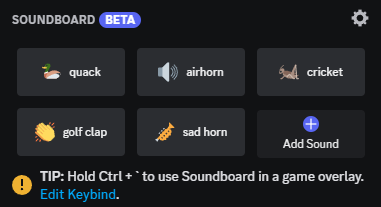 Discord has a Soundboard… uh oh 