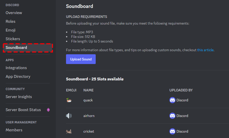 How to Use Soundboard on Discord