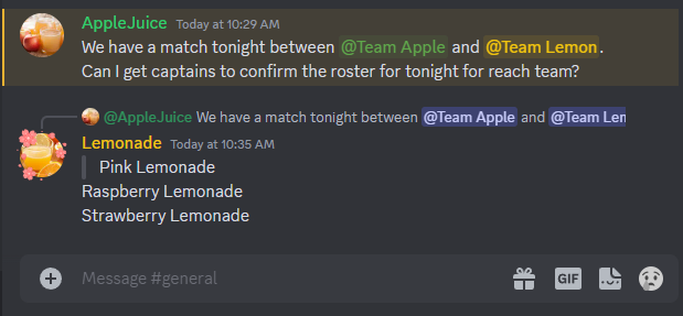 How do you make deals a typo in discord