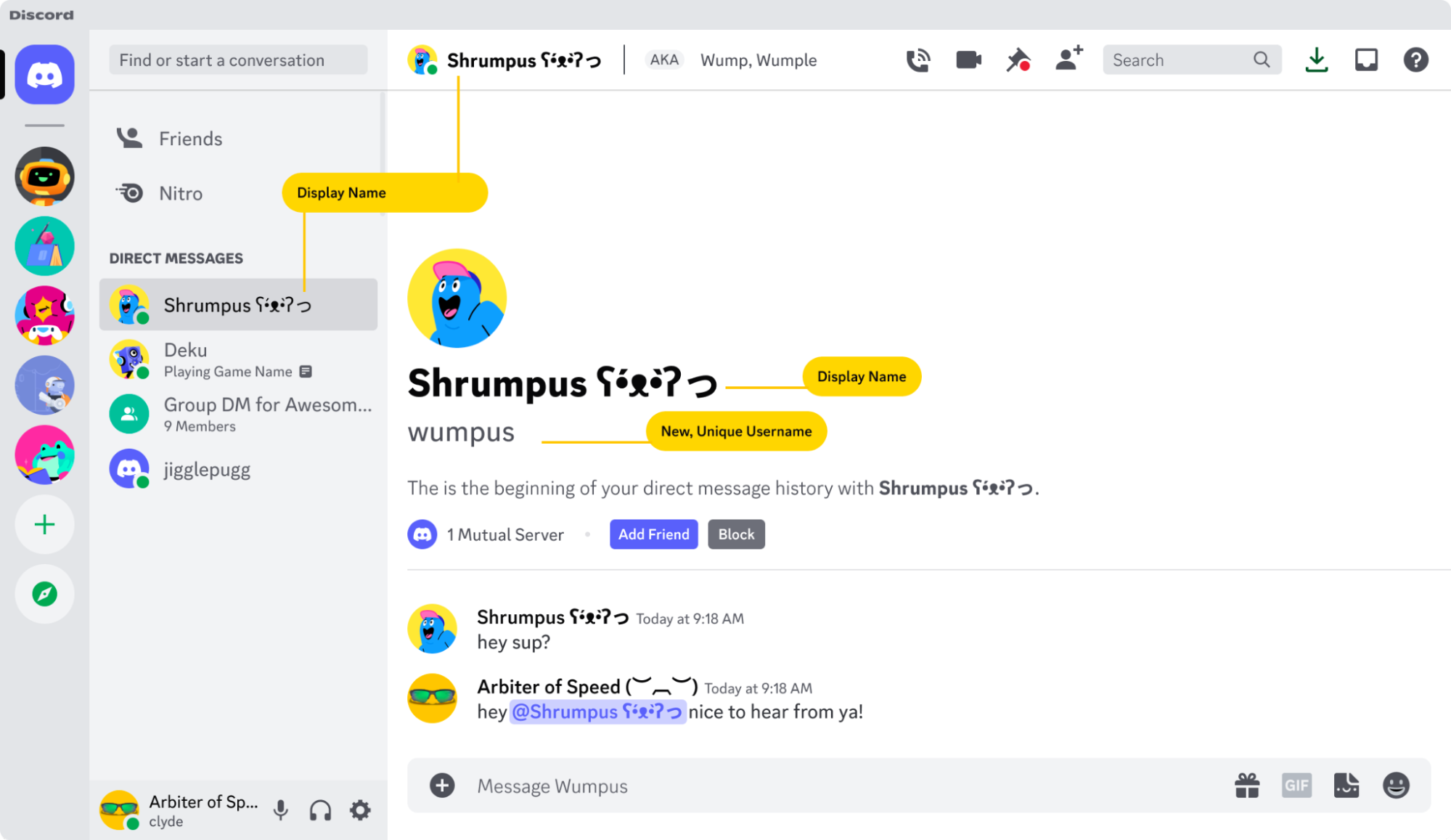 New Usernames & Display Names – Discord