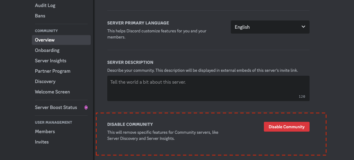 Servidor do Discord da Comunidade