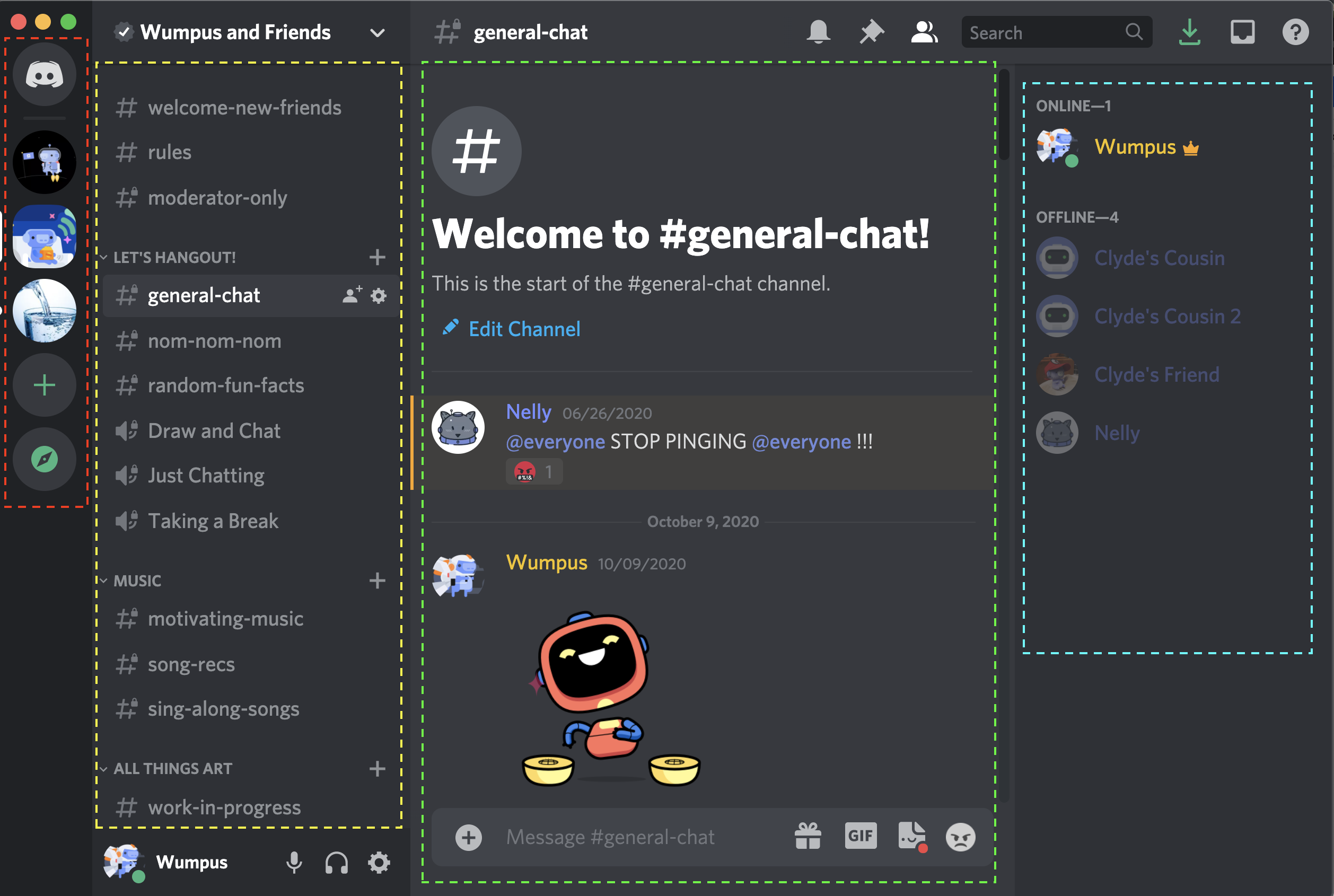 How to rearrange discord server list on mobile