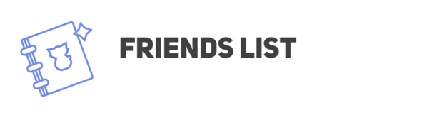 Friends list and server list – Discord