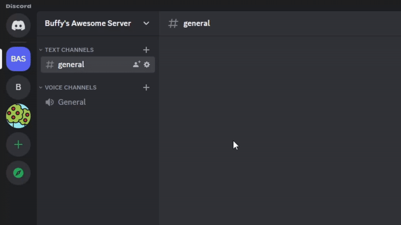 create a discord server GIF ad