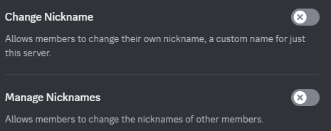 Server Nicknames – Discord