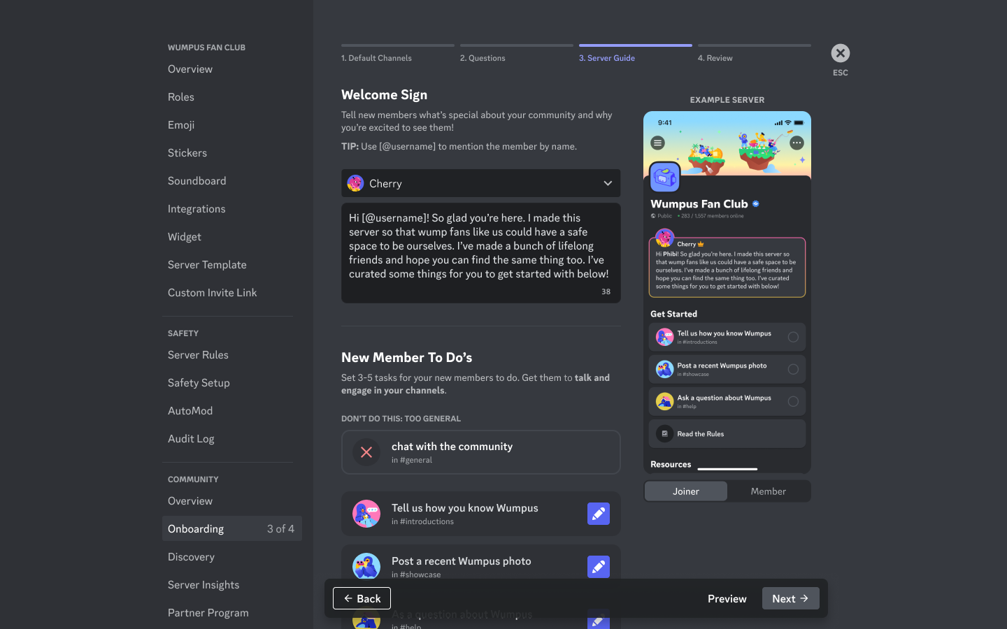 Manage and improve your discord server
