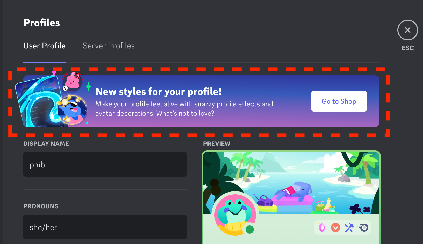 Profile Effects – Discord