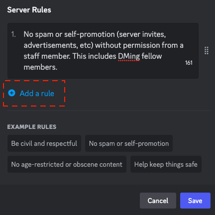 Rules Screening FAQ – Discord