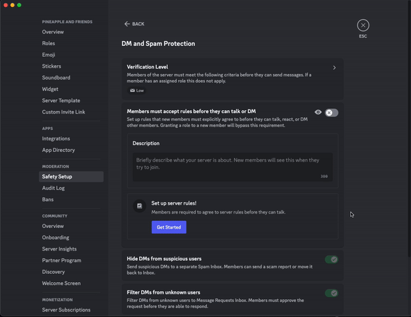 Rules Screening FAQ – Discord