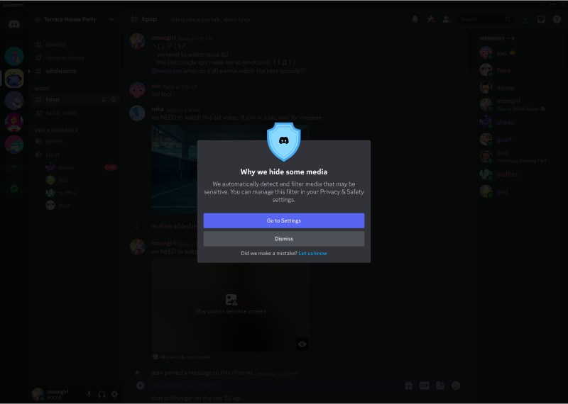 Discord Sensitive Content Filters Discord