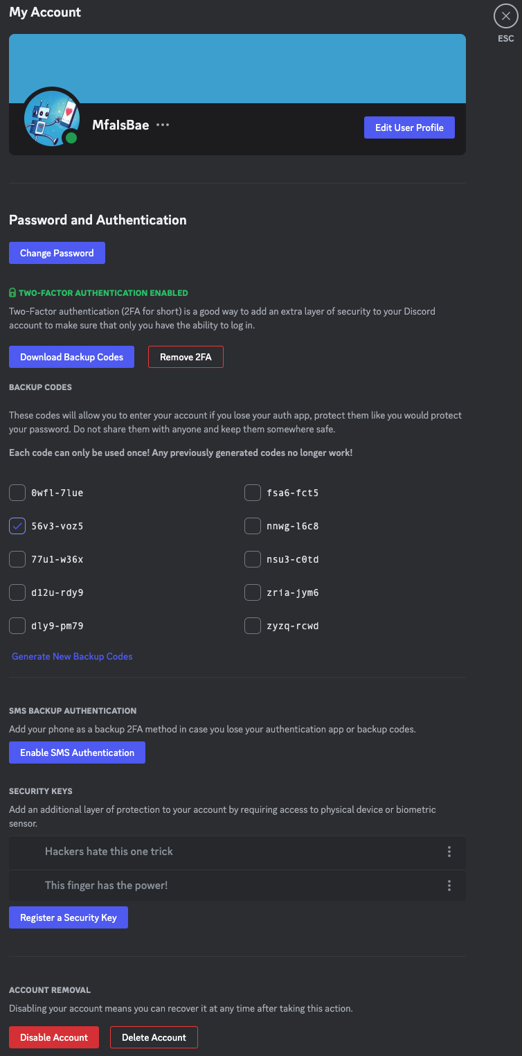 Setting up Multi-Factor Authentication – Discord