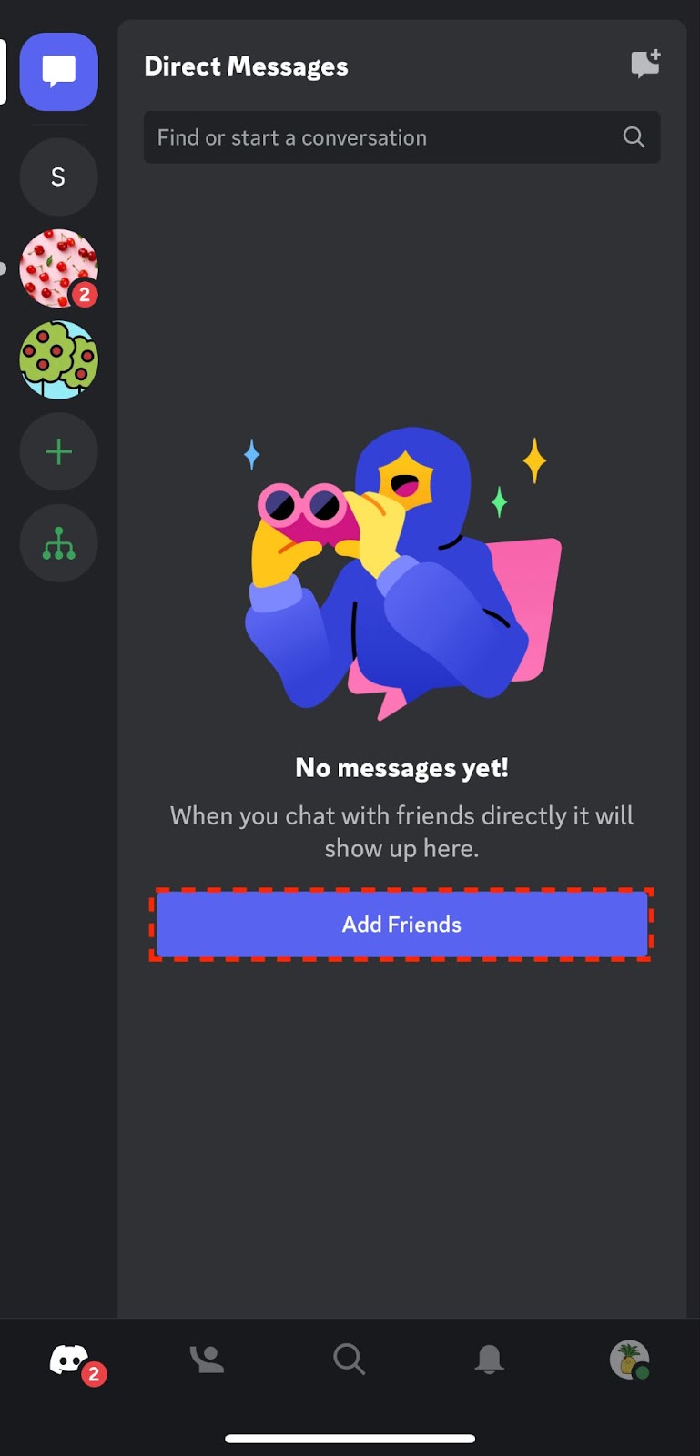 Getting Started on Mobile – Discord