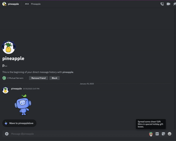 Bye discord on Make a GIF