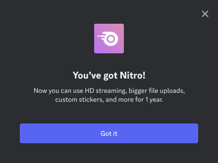 Discord nitro store gift prank