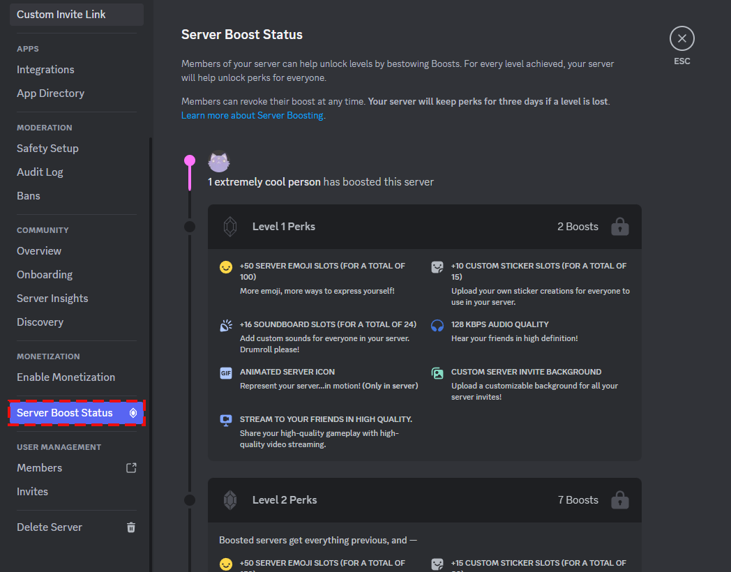 setup your discord server within 72 hours