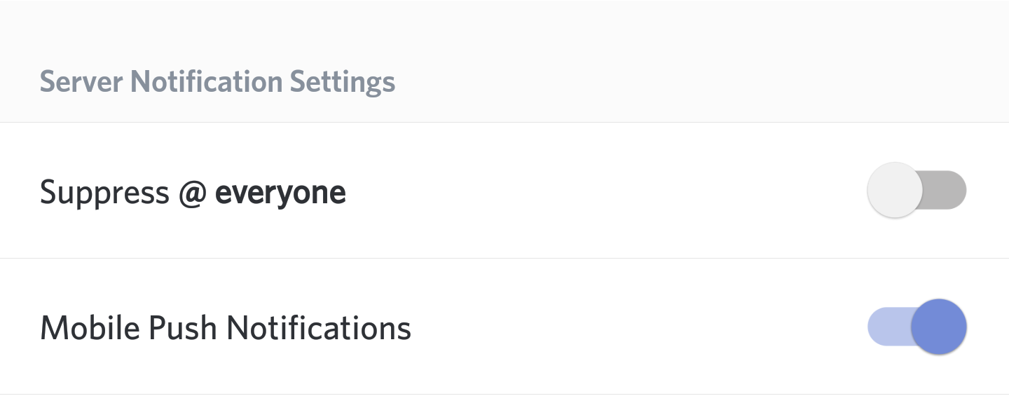 Mobile] Notifications Settings 101 – Discord