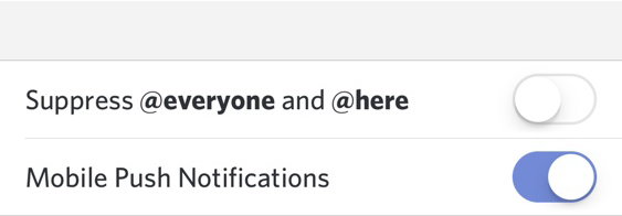 Mobile Notifications Settings 101 Discord