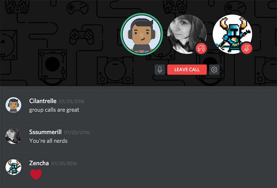 Group Chat and Calls – Discord