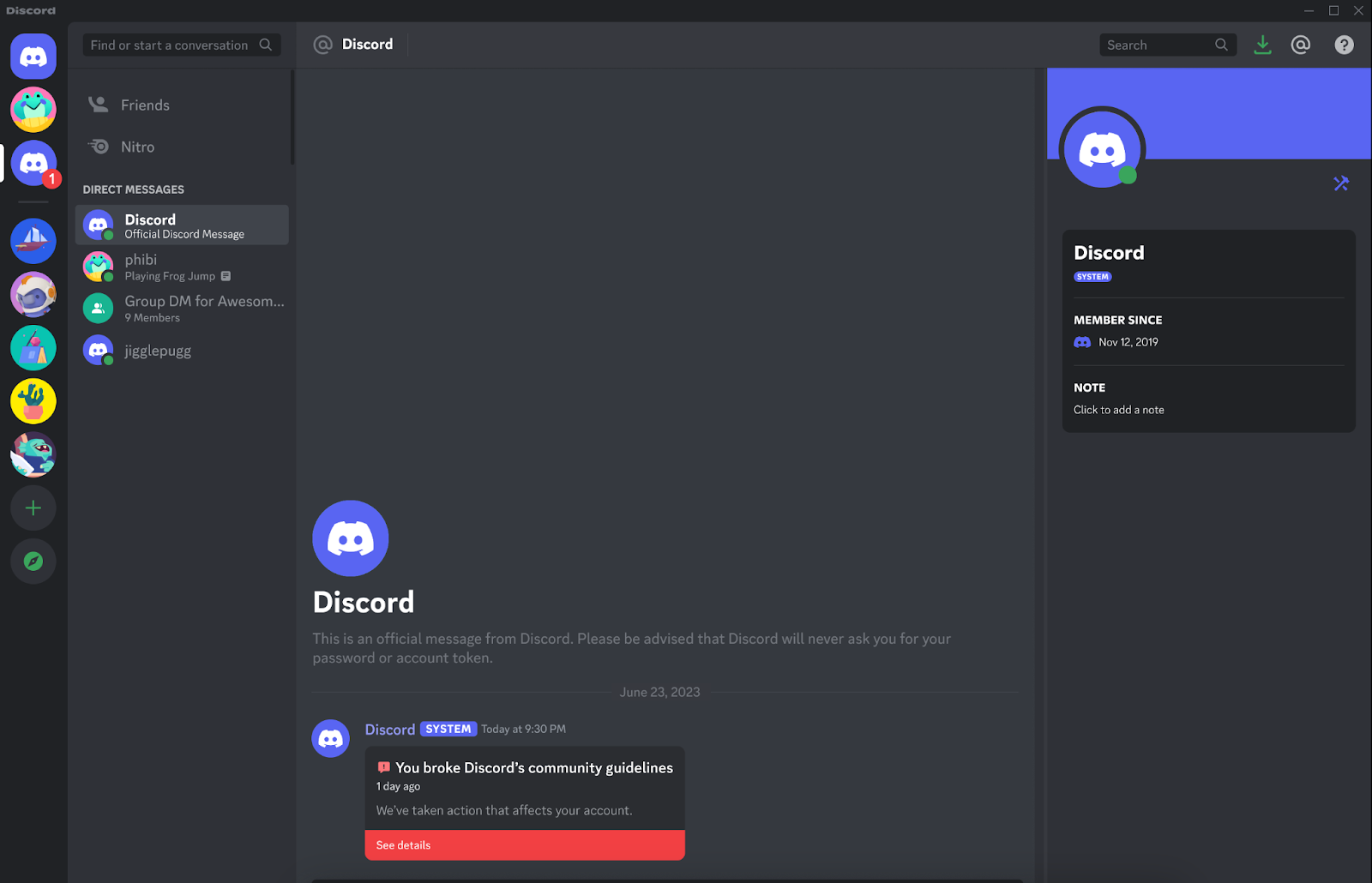      Discord