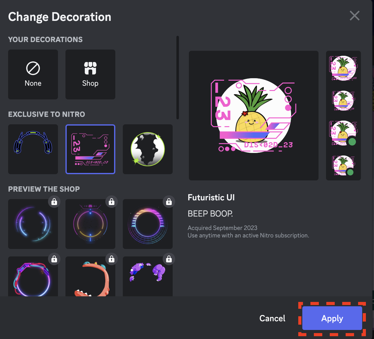 Avatar Decorations – Discord