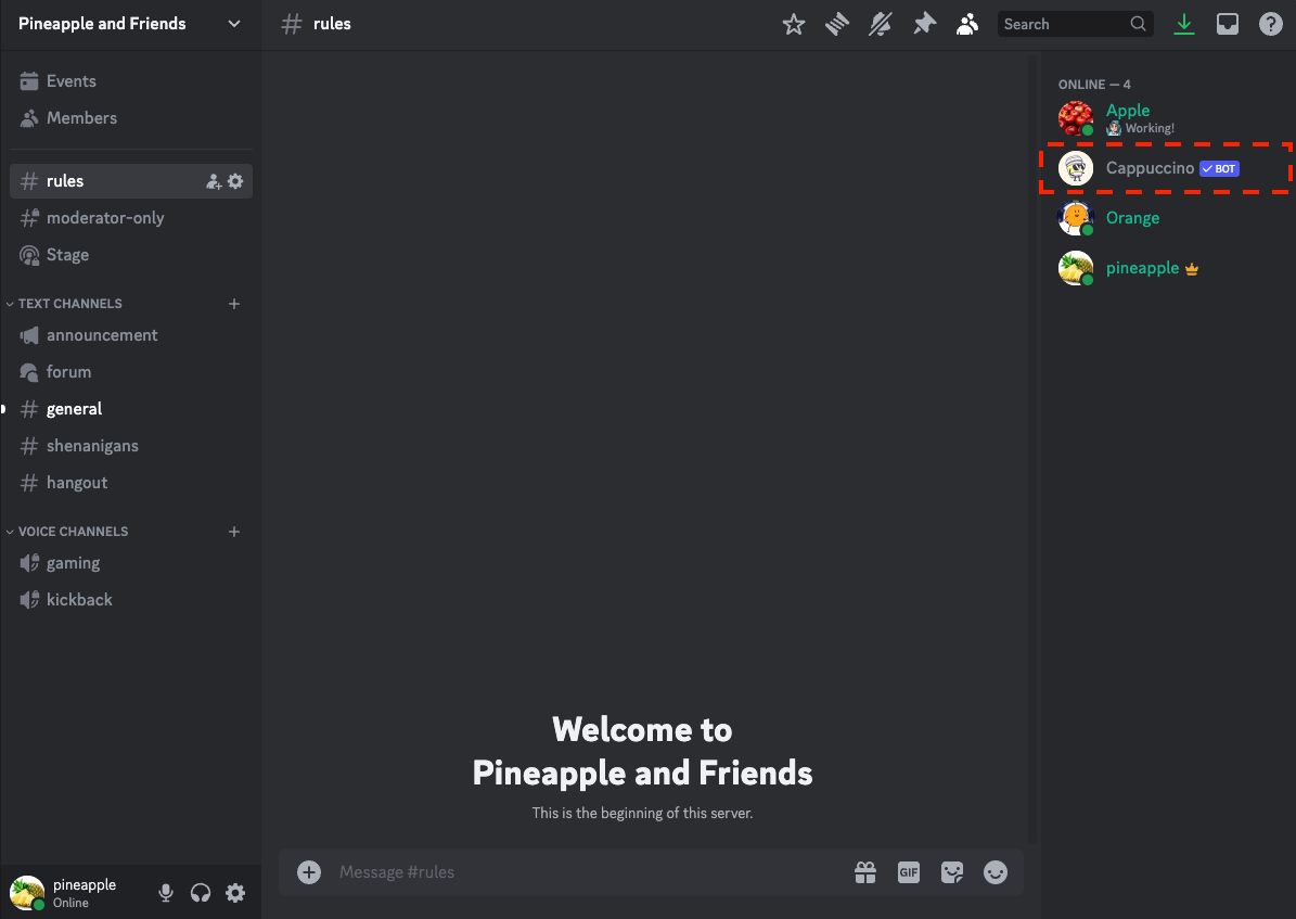 Использование приложений в Discord – Discord