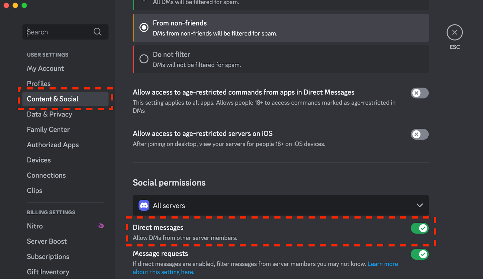 Blocking &amp; Privacy Settings – Discord