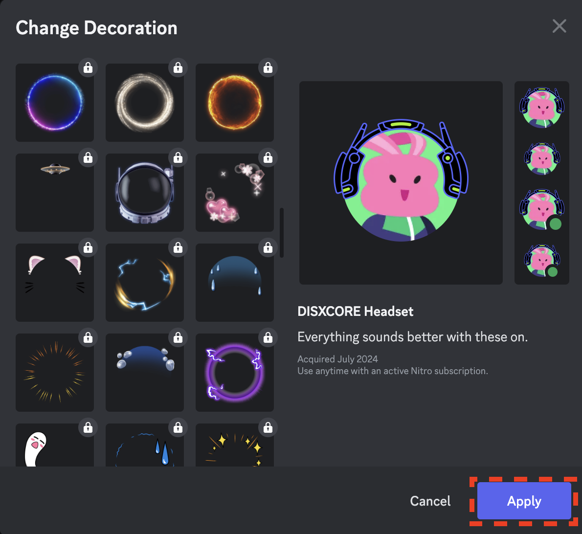 Decoraciones De Avatar Discord