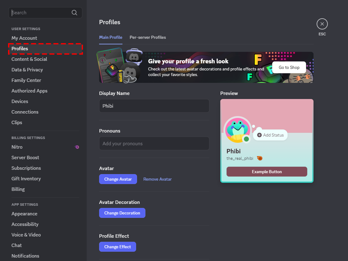Tag du serveur – Discord