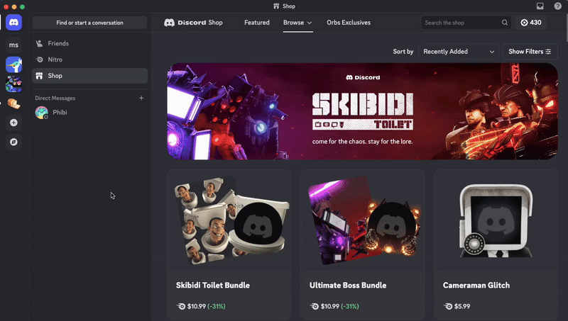 ショップ FAQ – Discord