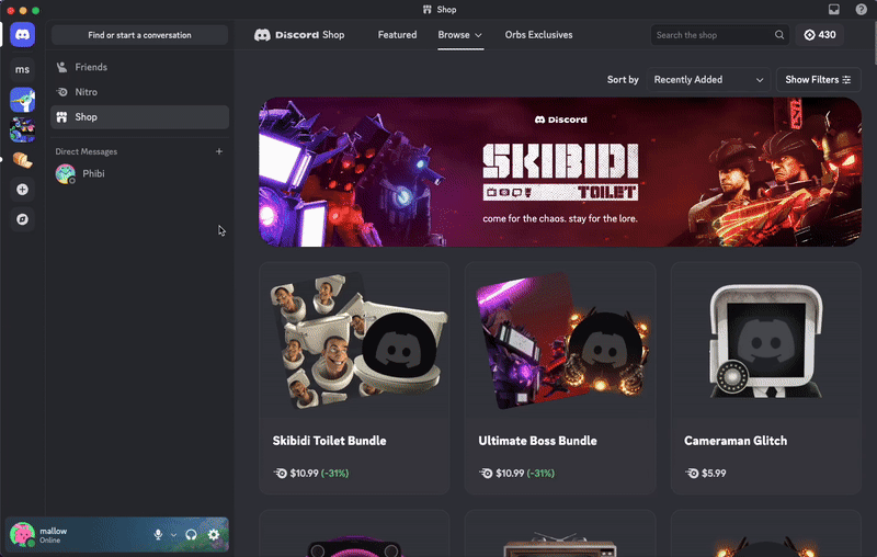 ショップ FAQ – Discord