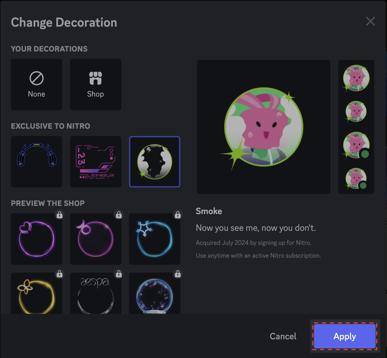 カスタムプロフィール – Discord