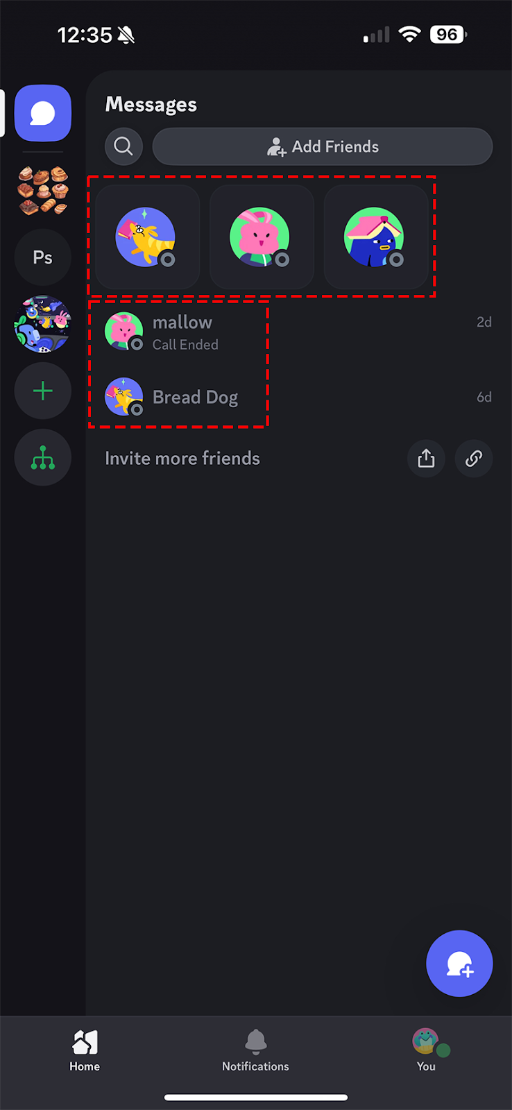 모바일에서 시작하기 – Discord