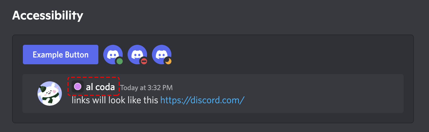 ユーザー補助 – Discord