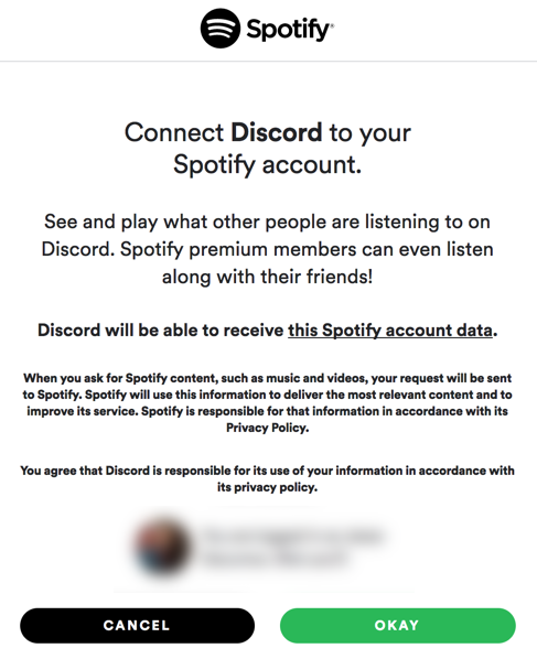 Discord Spotify連接 Discord