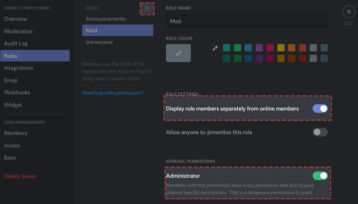 サーバー所有権 王冠アイコン Discord