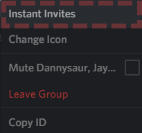 Instant Invite 102 - Group Invites – Discord