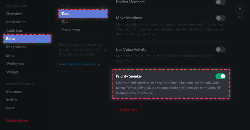 Setting Up Priority Speaker Discord