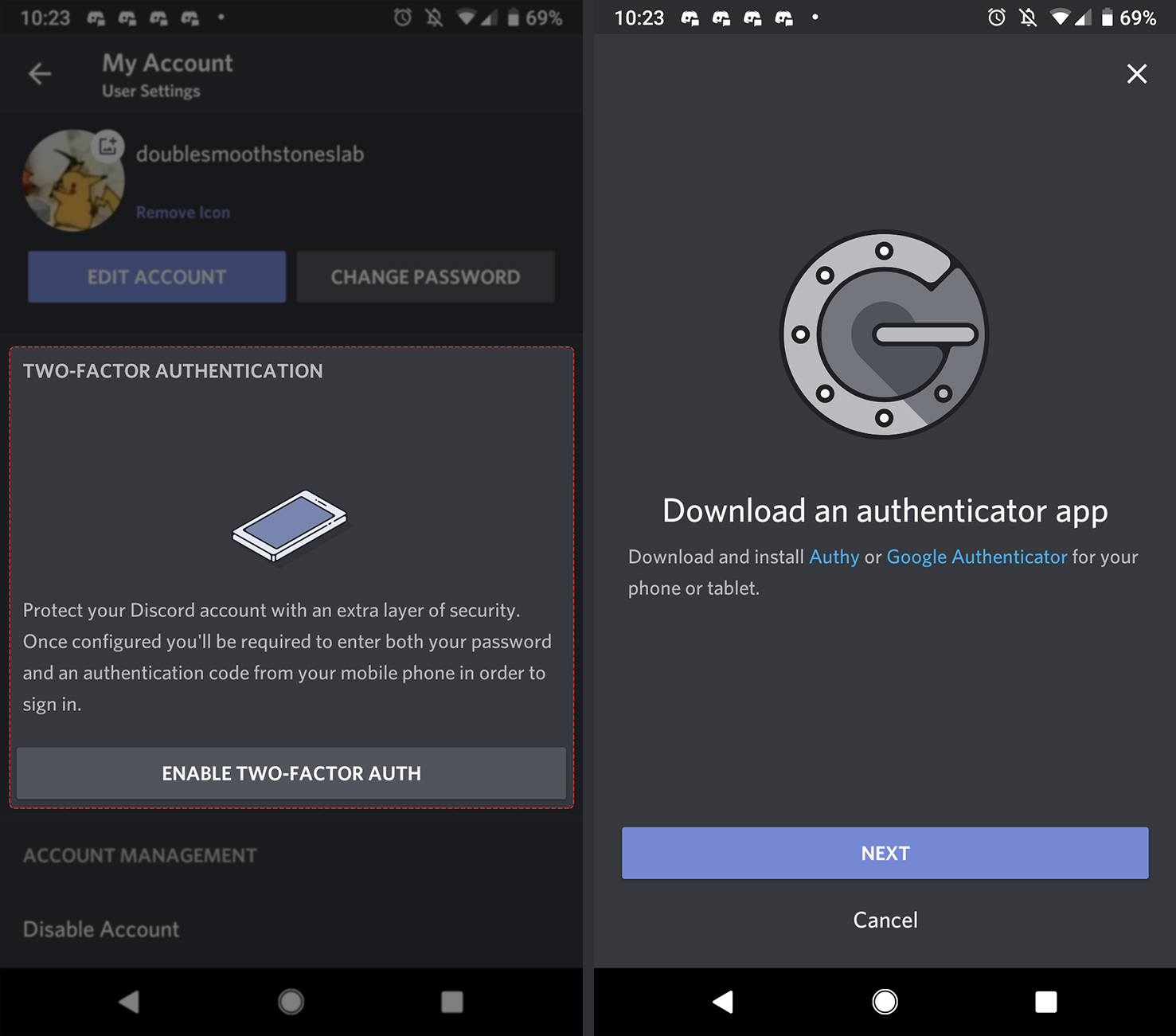 hget backup code for google authenticator