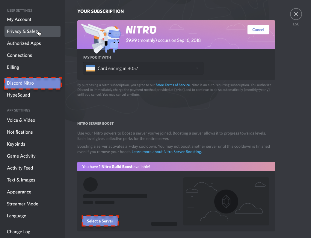 discord nitro boost