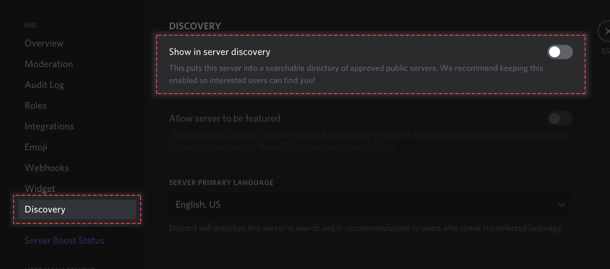 Server Discovery – Discord