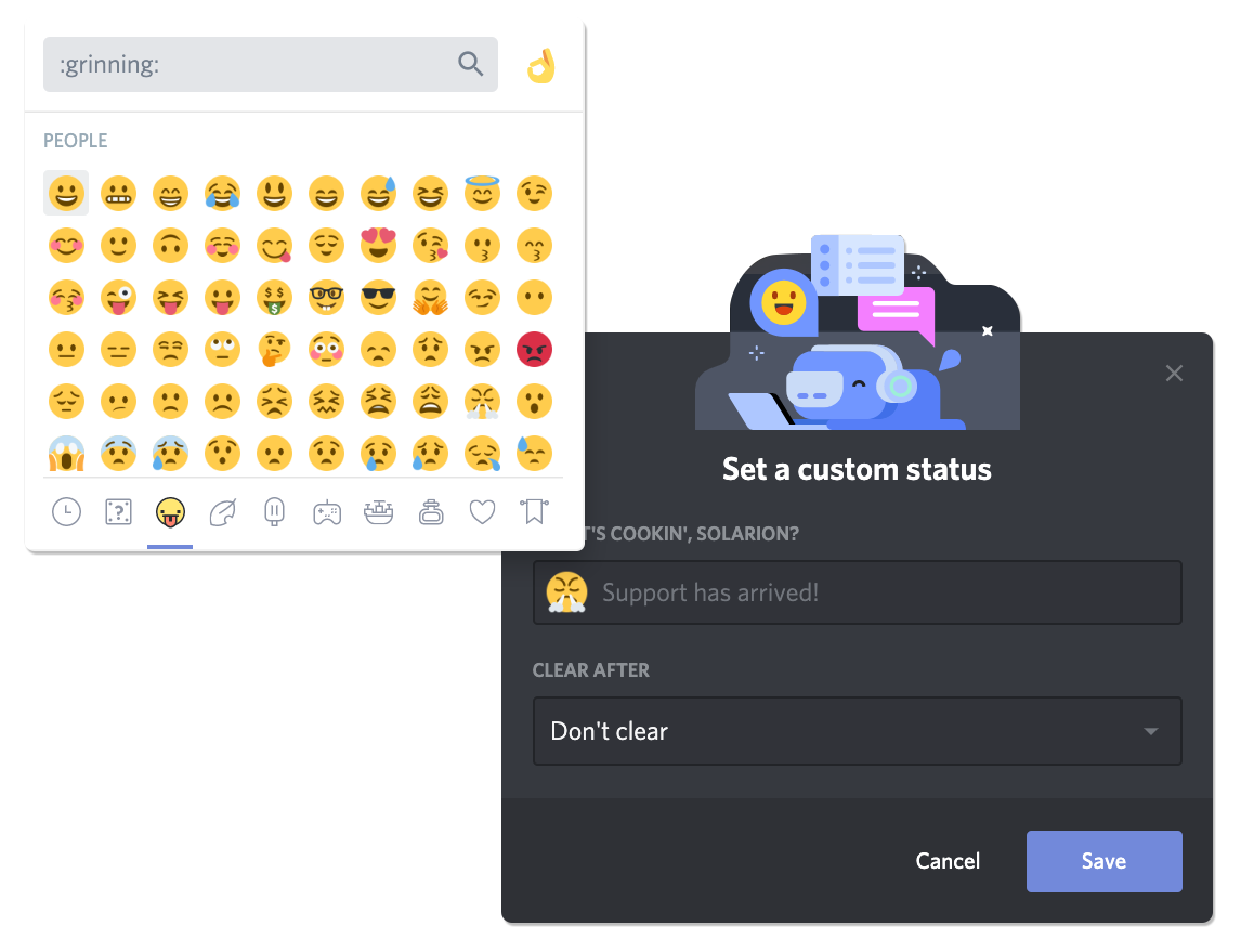 Custom Status Discord