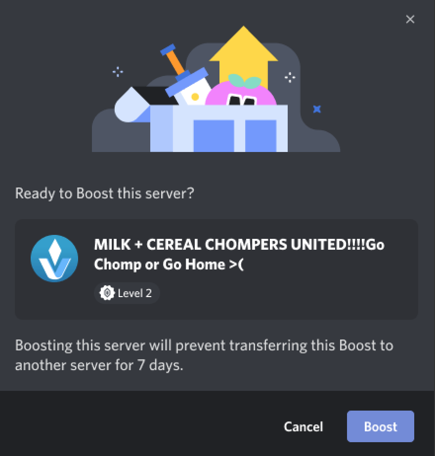 サーバーブースト Discord